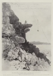 Avec le général French à Colesberg, envoi de munitions pour les canons sur Coles Kop